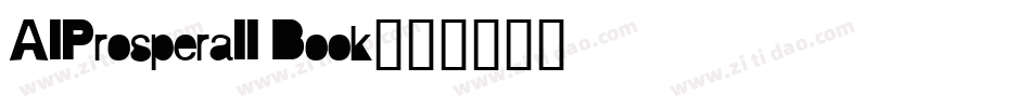 AIProsperaII Book字体转换